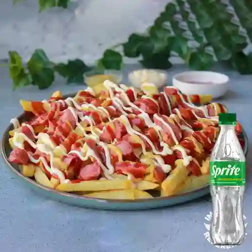 Combo Salchipapa Tradicional + Sprite Original 400ml