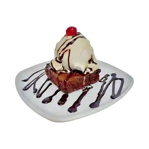 Brownie con Helado