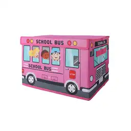 Organizador de Tela Grande Con Tapa Miniso Rosa Miniso
