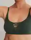 Bralette Aerie Verde Talla Small American Eagle 26933831