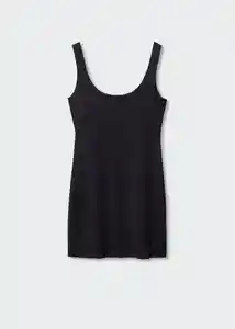 Vestido Toma Negro Talla S Mujer Mango