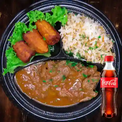 Combo Lomo en Bistec + Coca Cola Original 400 ml