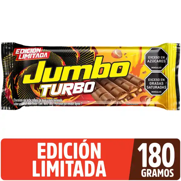 Jumbo Chocolatina con Relleno de Maní Turbo