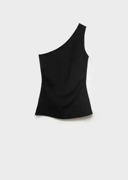 Top David Negro Talla S Mujer Mango