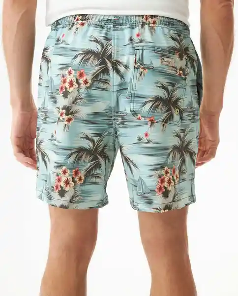 Bermuda Aquarela Beach Swimwear Verde Posco Claro L Chevignon