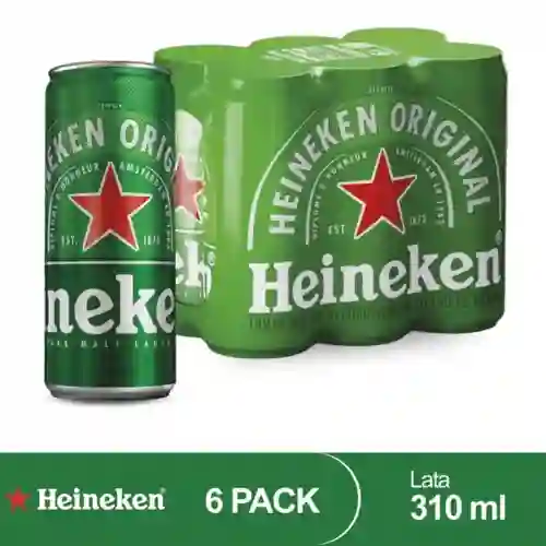 Heinken Sixpack Lata 310 ml