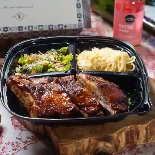 Costillitas de cerdo bbq