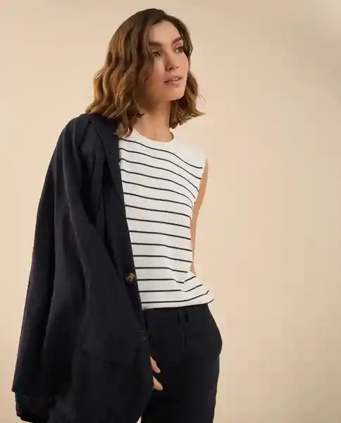 Esqueleto Tejido Crudo Yeso Claro Talla M 461G220 Esprit
