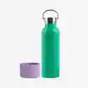 Springer Botella Mascotas Dog&Me Verde/Morado