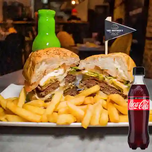 Combo Promo Callejera X2 + Coca-cola Sin Azúcar 400 ml