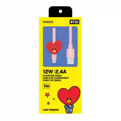 Cable de Carga y Datos 8Pin Serie Bt21 Tata Miniso