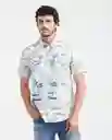 Camiseta Sailor Palms Crudo Beige Claro T. M Chevignon