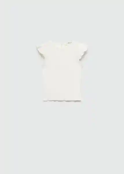 Camiseta Ribi Offwhite Talla 70 Niñas Mango