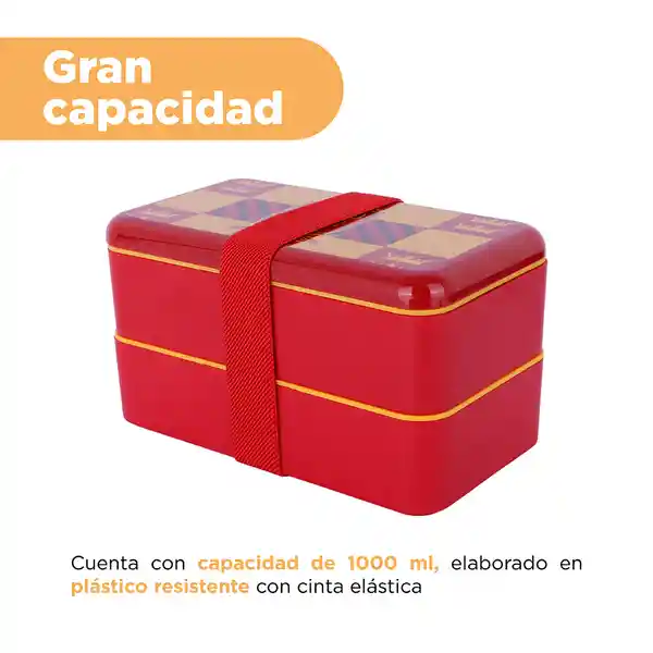 Contenedor Alimentos Serie Harry Potter Gryffindor Rojo Miniso