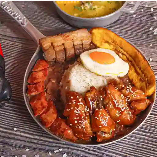 Sartenazo de alitas bbq