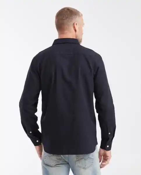 Camisa Oxford Manga Larga Negro Sombrío Ultraoscuro M Chevignon