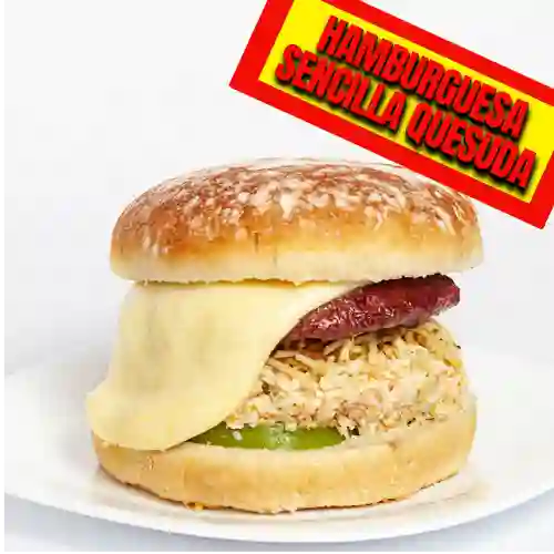 Hamburguesa Sencilla Quesuda