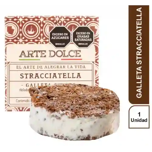 Galleta Helado de Stracciatella