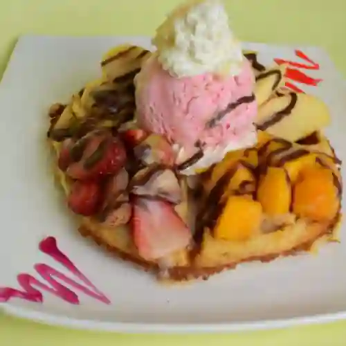 Waffle Frutal