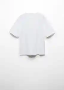 Camiseta Esen3 Off White Talla 06 Niños Mango