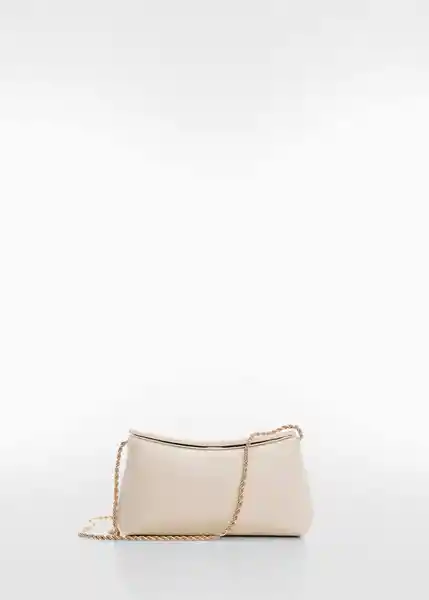 Bolso P Marion Off White Talla 99 Mujer Mango