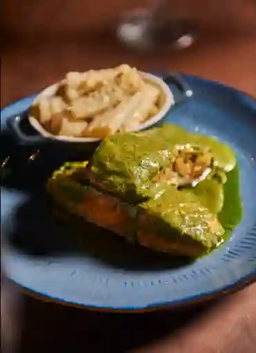 Salmón al pesto