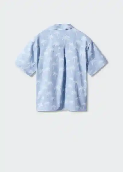 Camisa Aloha Azul Talla 12 Niños Mango