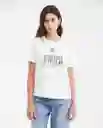 Camiseta Palmtree Graphic Tee Crudo Pristino Claro S Chevignon