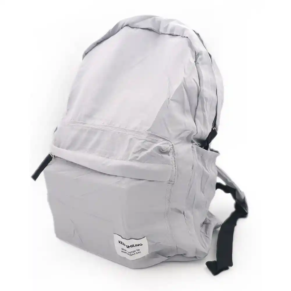 Morral de Viaje Plegable Mini go 2.0 Color Gris