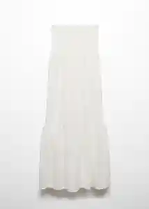 Vestido Ibiza Off White Talla 23 Niñas Mango