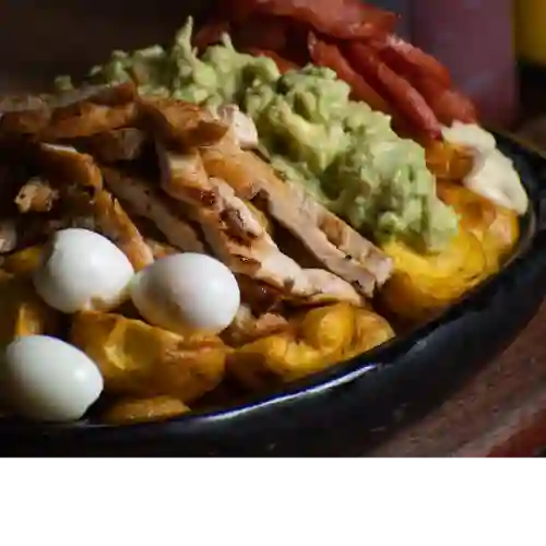 Salchipapas Mega Fajitas Pollo 2 Personas