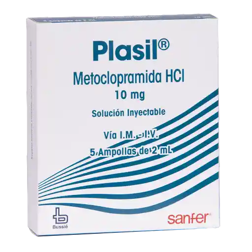 Plasil Solución Inyectable (10 mg)