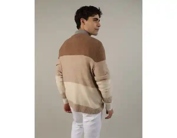 Suéter Hombre Tejido Café Talla Medium American Eagle