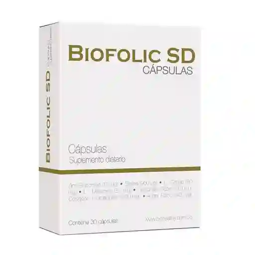 Biofolic SD Suplemento Dietario Biohealthy