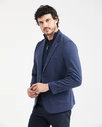 Blazer Continuativo Azul Medianoche Ultra Oscuro L Chevignon