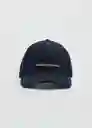 Gorra Minimal Tejano Oscuro Mujer Mango