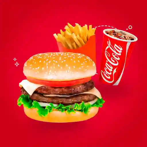 Combo Hamburguesa Doble