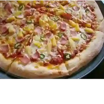 Pizza Mediana Hawaiana Especial