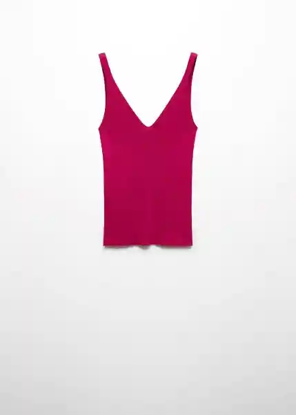 Top Gymnasti Rojo Talla L Mujer Mango