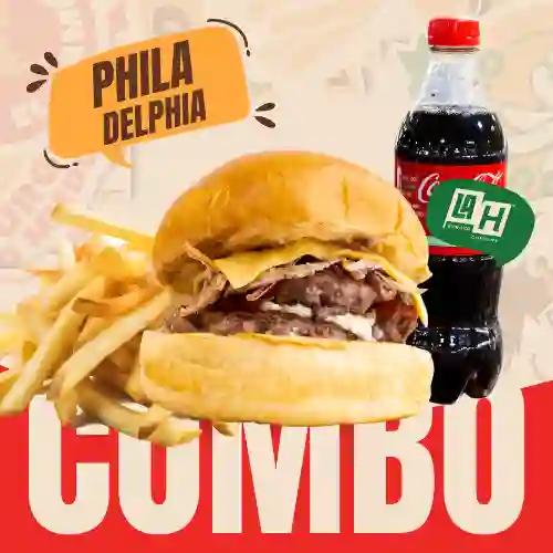 Combo Hamburguesa Philadelphia