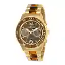 Invicta Reloj Hombre Oro Marrón Inv24706