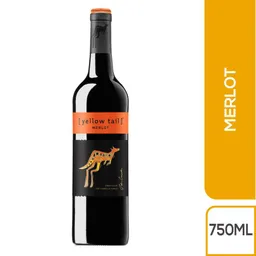 Vino Tinto YELLOW TAIL Merlot Botella 750 Ml
