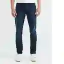 Jean Straight Fit Morrison Azul Oscuro Talla 32 Chevignon