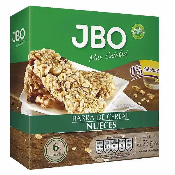 Barra de Cereal Nueces Jbo