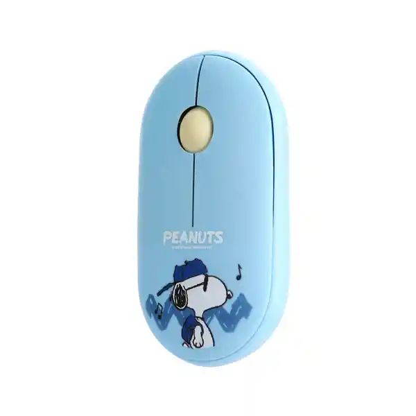 Mouse Inalámbrico Silencioso Snoopy Life Azul E160 Miniso