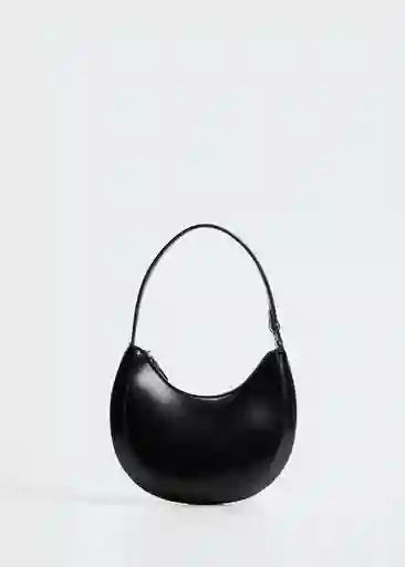 Bolso M Round Negro Talla 99 Mujer Mango