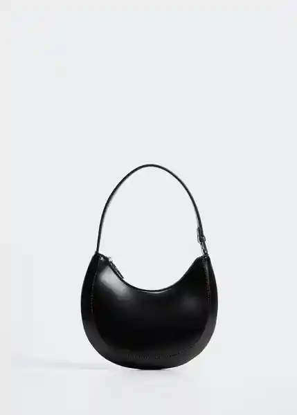 Bolso M Round Negro Talla 99 Mujer Mango