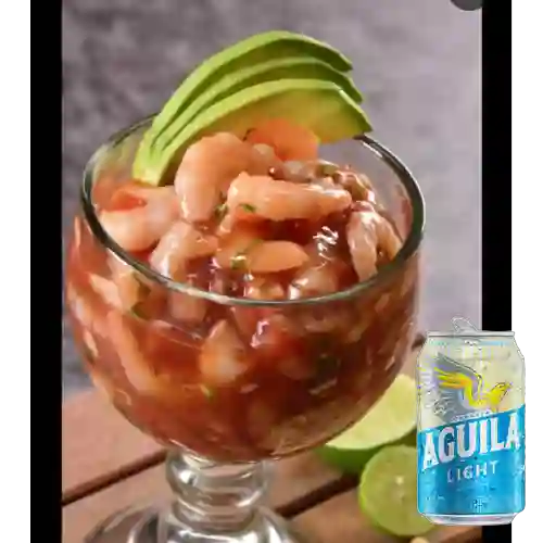 Combo Coctel Mixto Especial. +  Aguila Light Lta 330ml