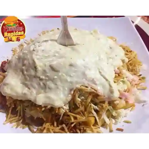 Salchipapa Trifásica para 2 Personas