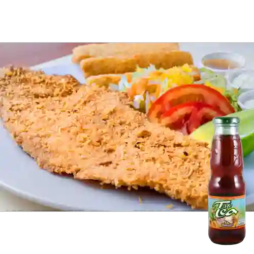 Combo Filete de Pescado a la Parmesana + Mr Tea